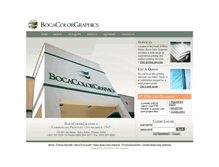 Tablet Screenshot of bocacolorgraphics.com